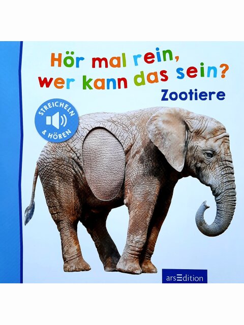 Hör mal rein, wer kann das sein? Zootiere