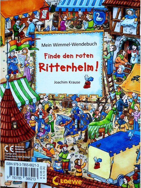 Mein Wimmel-Wendebuch - Finde den kleinen Bagger! / Finde den roten Ritterhelm