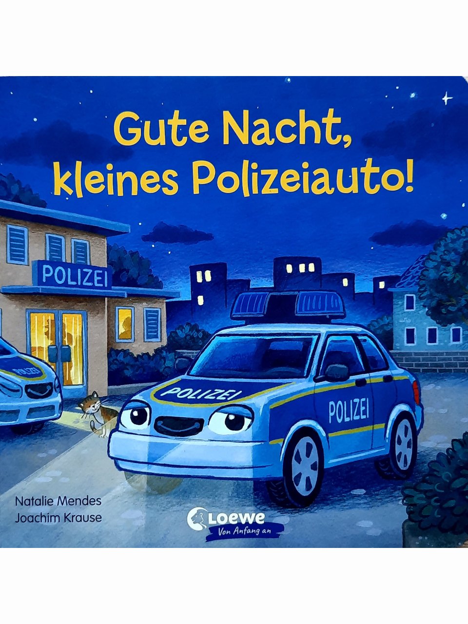 Gute Nacht, kleines Polizeiauto!