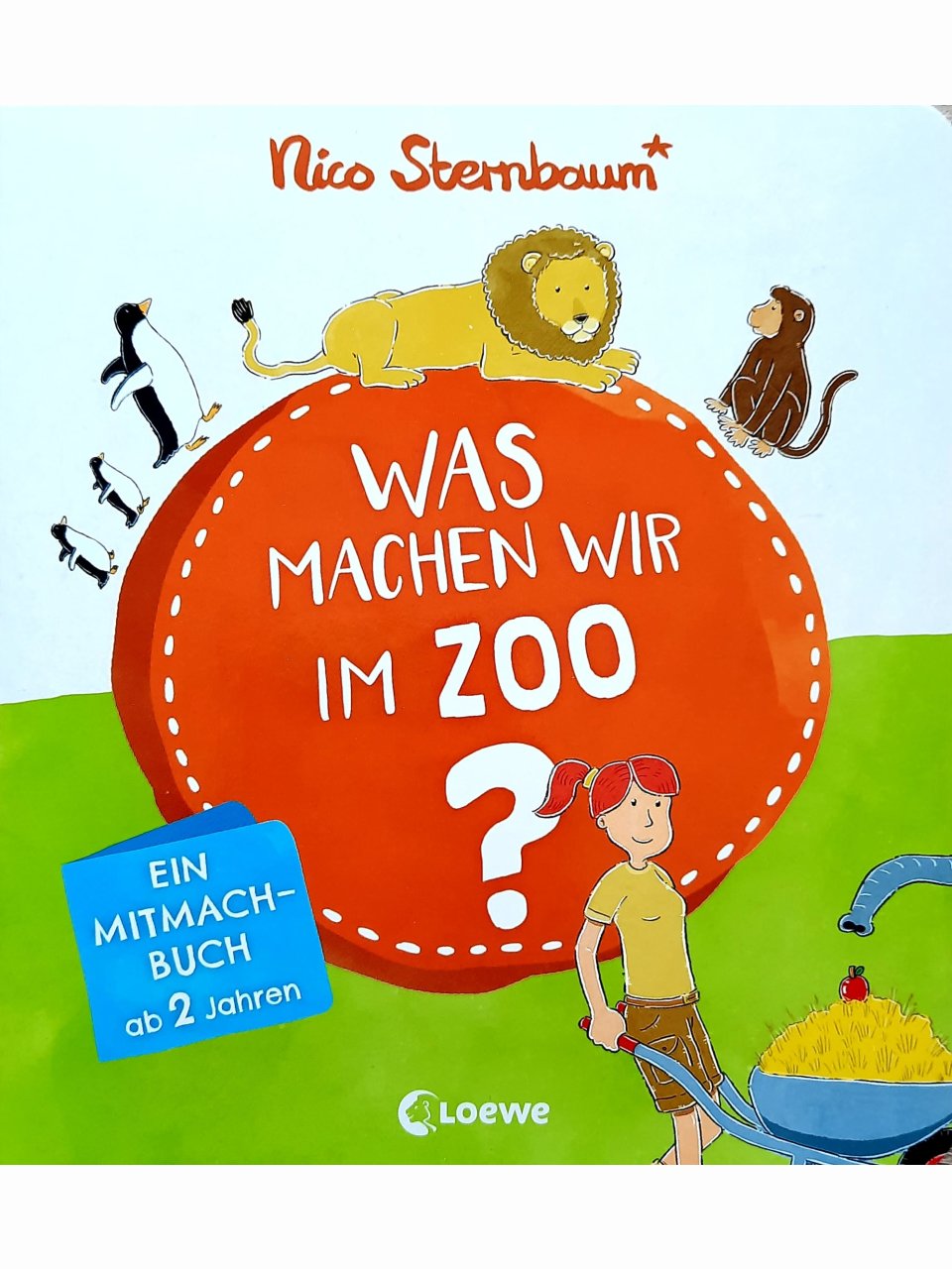 Was machen wir im Zoo? Mitmachbuch