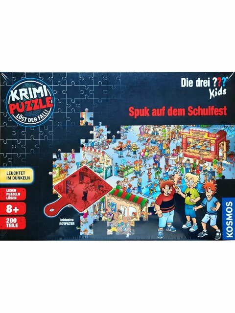 Krimipuzzle ??? Kids - Spuk auf dem Schulfest (Kinderspiel)