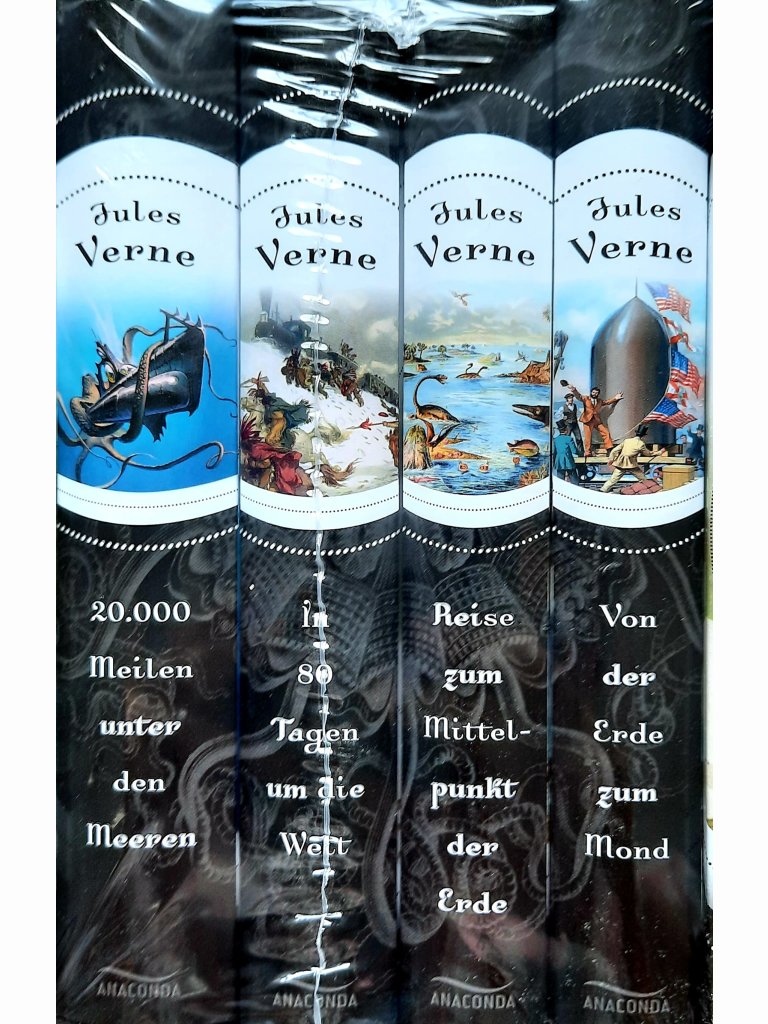 Jules Verne - 4 B&auml;nde im Schuber