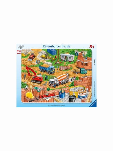 Ravensburger Kinderpuzzle: Arbeit auf der Baustelle