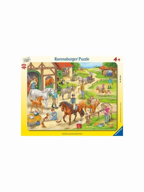 Ravensburger Kinderpuzzle: Auf dem Pferdehof