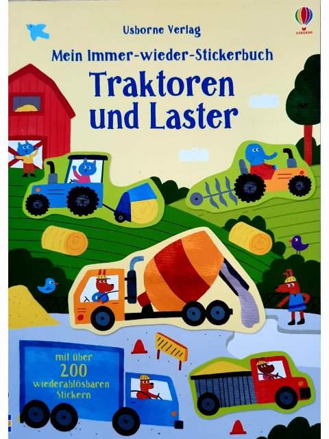 Mein Immer-wieder-Stickerbuch: Traktoren und Laster