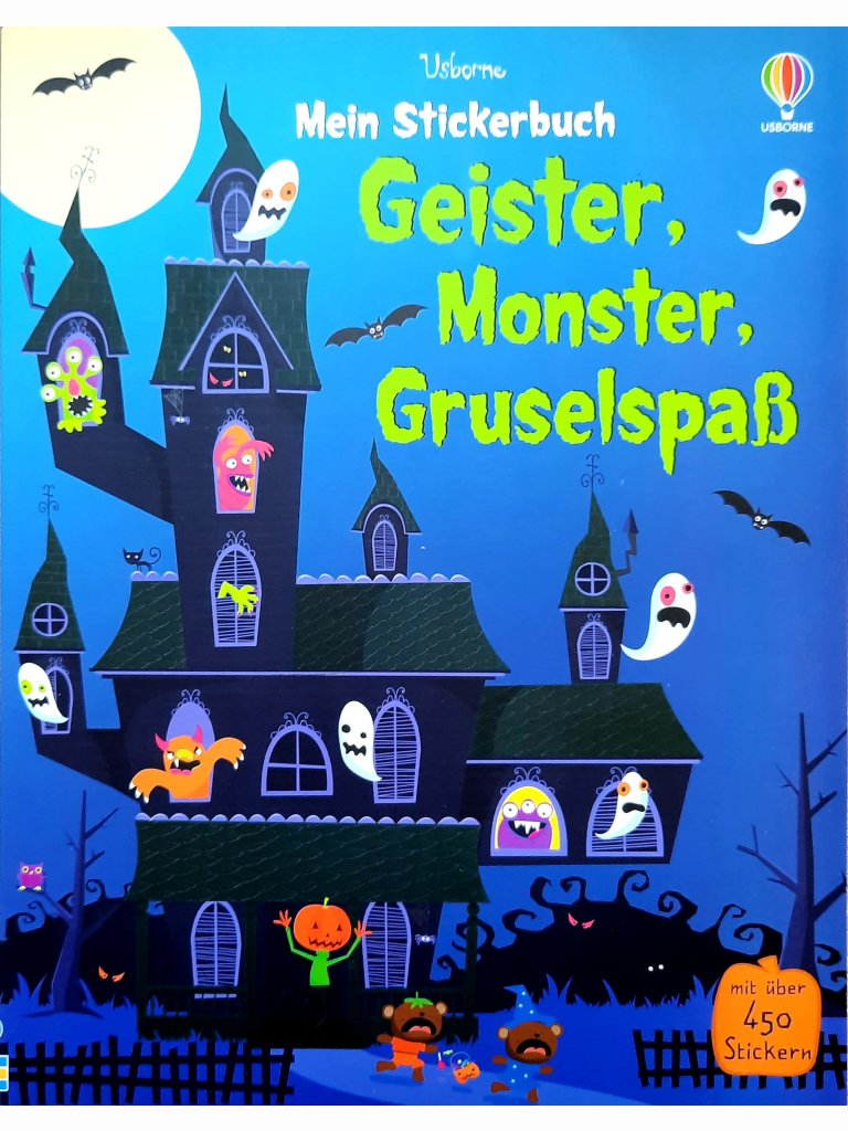 Mein Stickerbuch: Geister, Monster, Gruselspaß