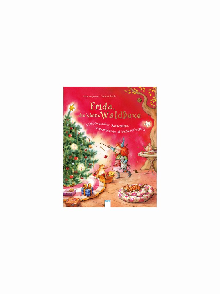 Frida, die kleine Waldhexe - Plätzchenzauber, Kuchenstück, Zusammensein ist Weihnachtsglück