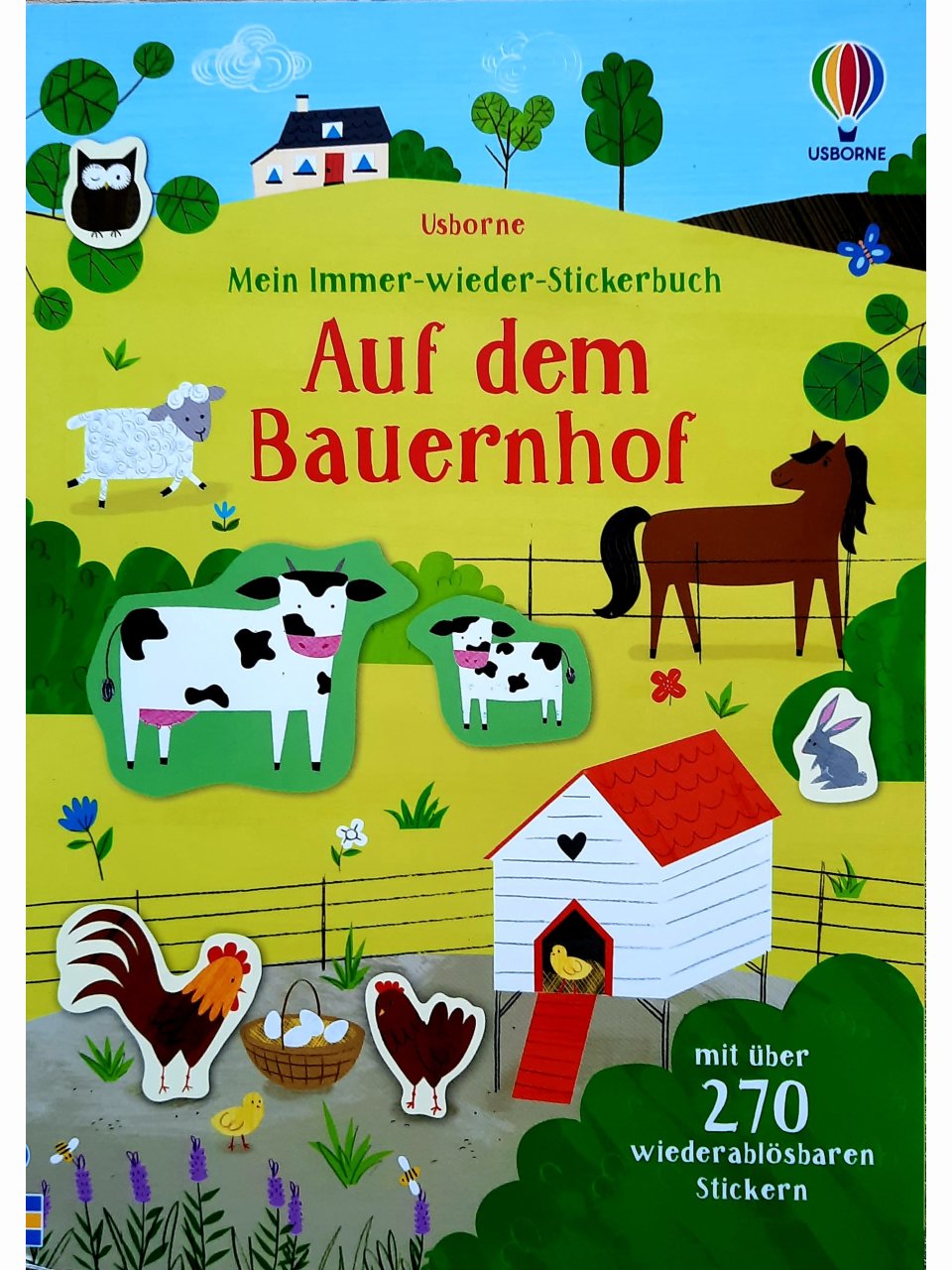 Mein Immer-wieder-Stickerbuch: Auf dem Bauernhof