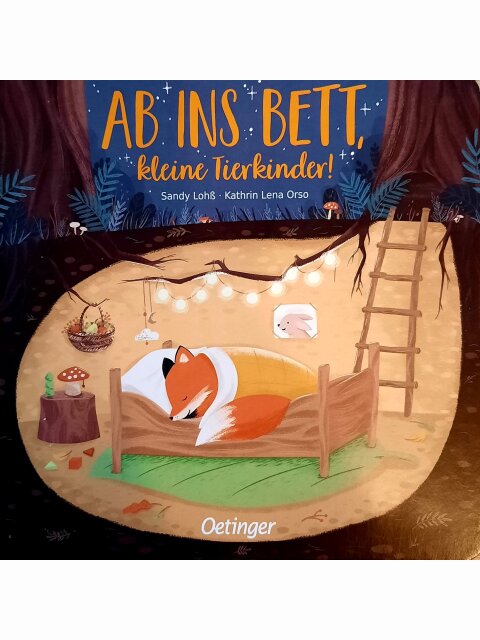 Ab ins Bett, kleine Tierkinder