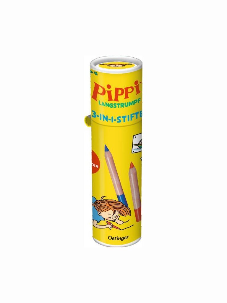 Pippi Langstrumpf 3-in-1-Stifte