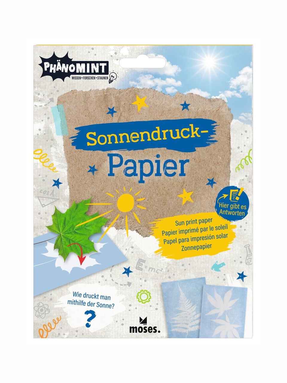 Sonnendruck-Papier