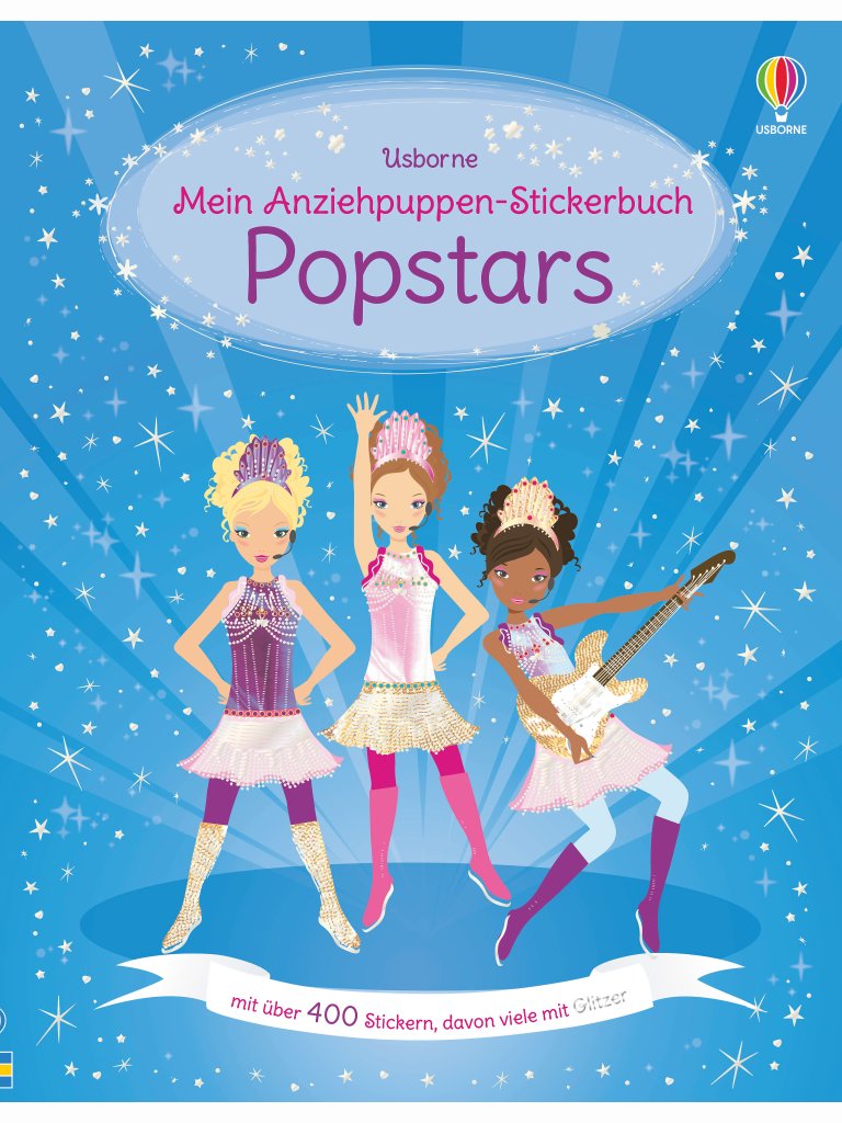 Mein Anziehpuppen-Stickerbuch: Popstars