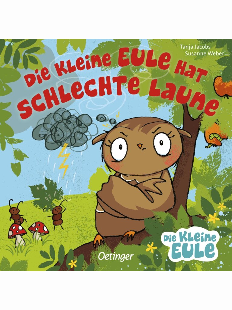 Die kleine Eule hat schlechte Laune