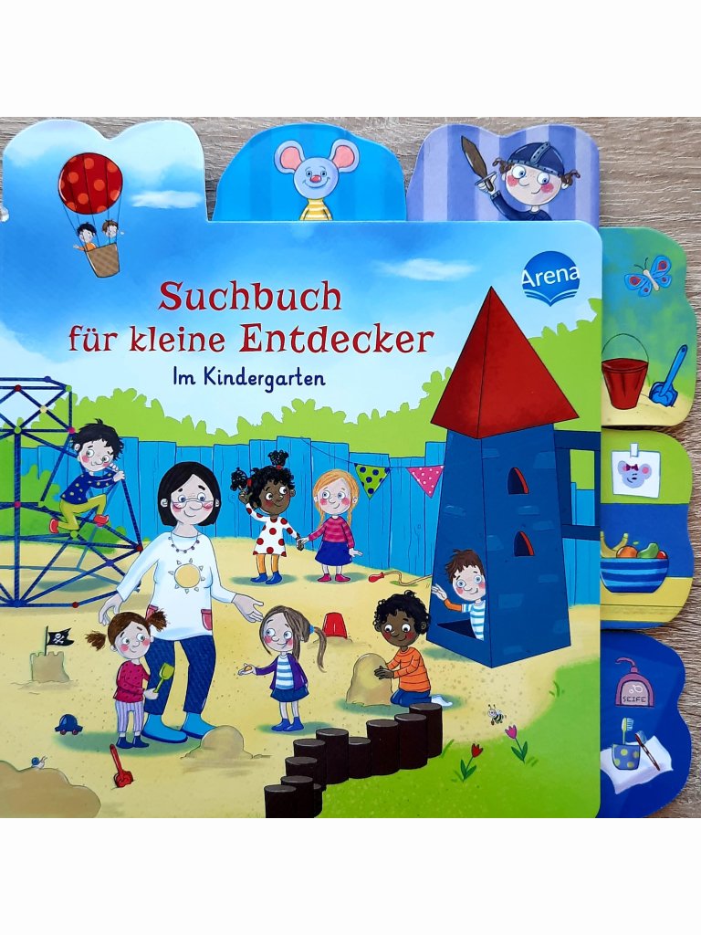 Suchbuch f&uuml;r kleine Entdecker - im Kindergarten
