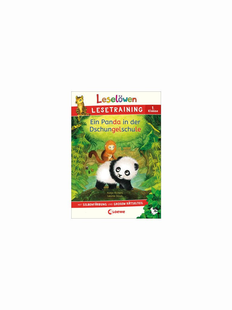Lesel&ouml;wen - Ein Panda in der Dschungelschule