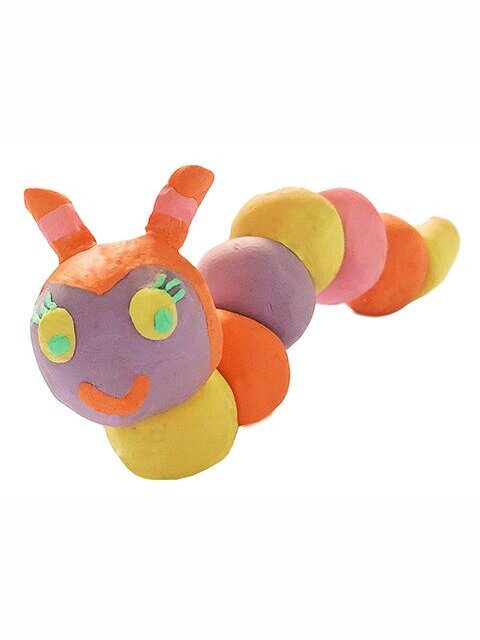 Krabbelkäfer Bunte Knete