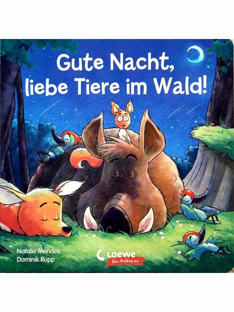 Gute Nacht, liebe Tiere im Wald!