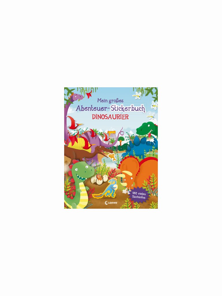 Mein gro&szlig;es Abenteuer-Stickerbuch - Dinosaurier