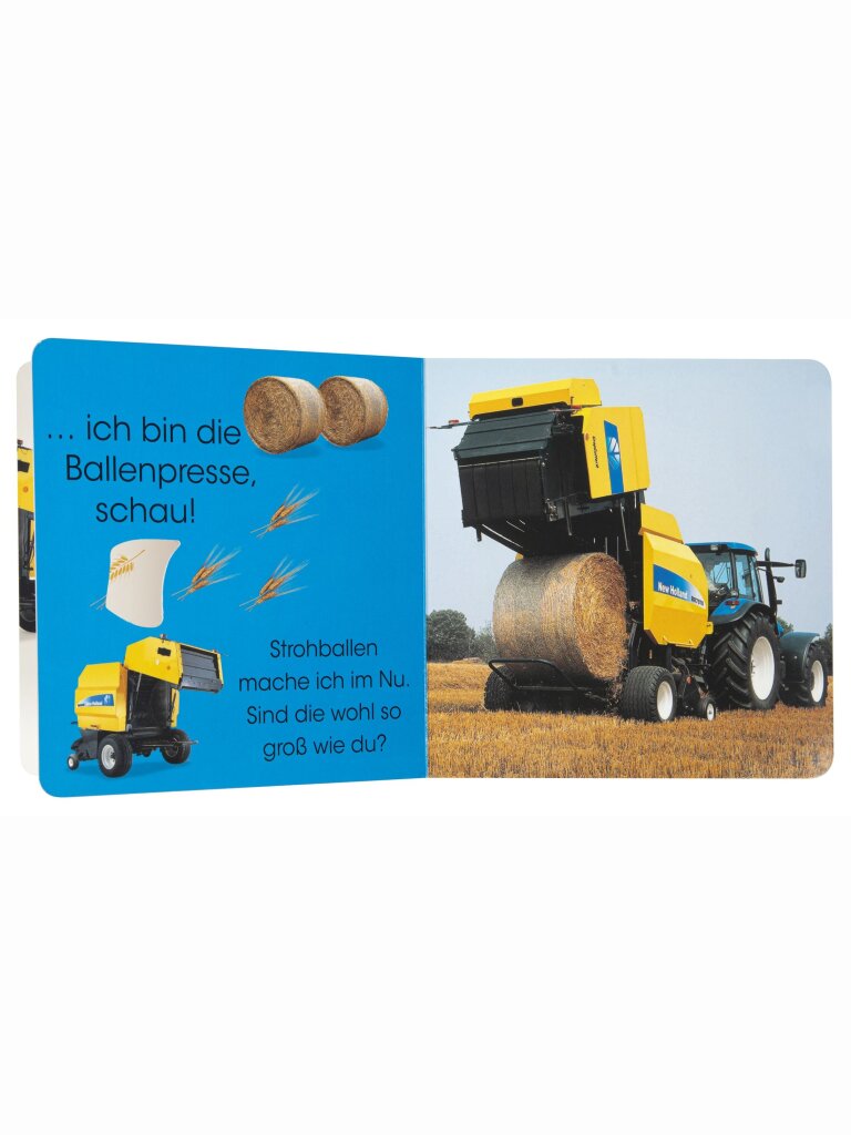 Wer versteckt sich da? Traktor