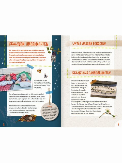 50 Naturgeheimnisse und Outdoorabenteuer