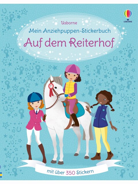 Mein Anziehpuppen-Stickerbuch: Auf dem Reiterhof