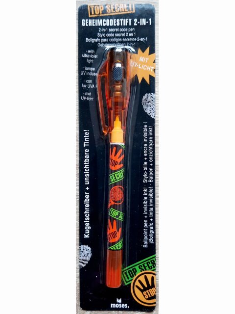 Top Secret - Geheimcodestift 2-in-1