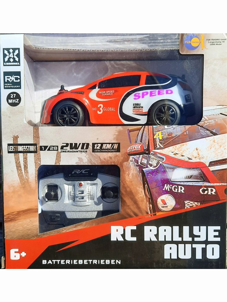 Rallye-Auto mit Fernsteuerung