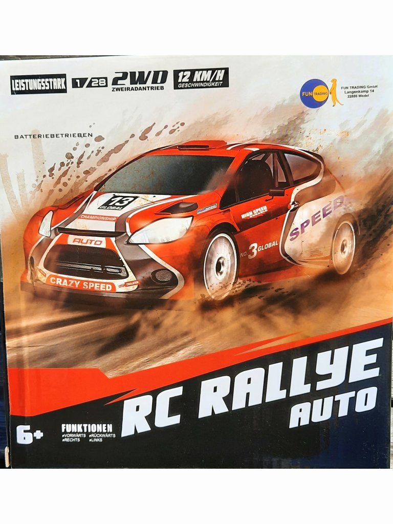 Rallye-Auto mit Fernsteuerung