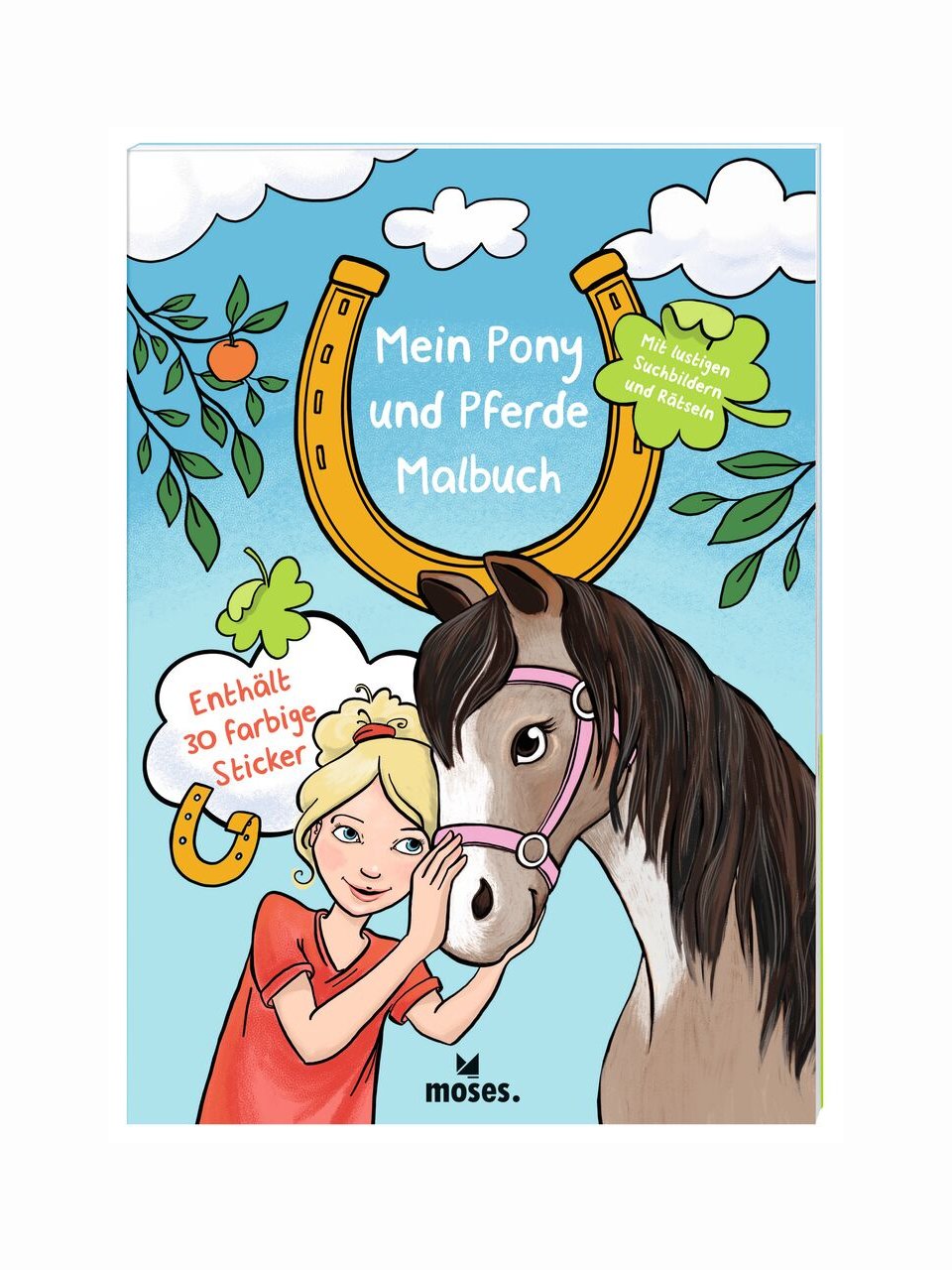 Mein Pony und Pferde Malbuch
