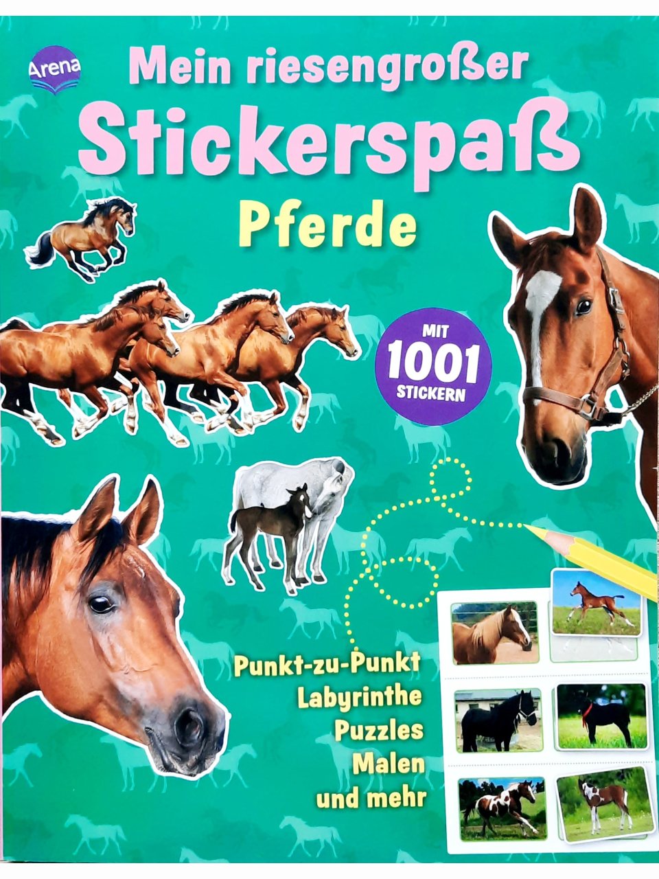 Mein riesengroßer Stickerspaß - Pferde