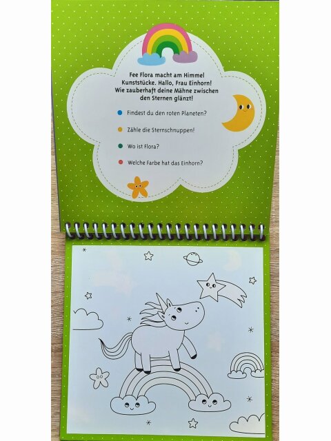 Das magische Wassermalbuch - Fantasiewesen