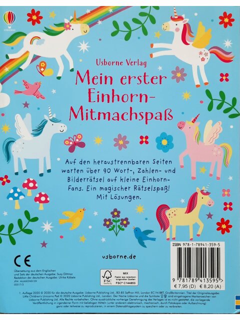 Mein erster Einhorn-Mitmachspaß