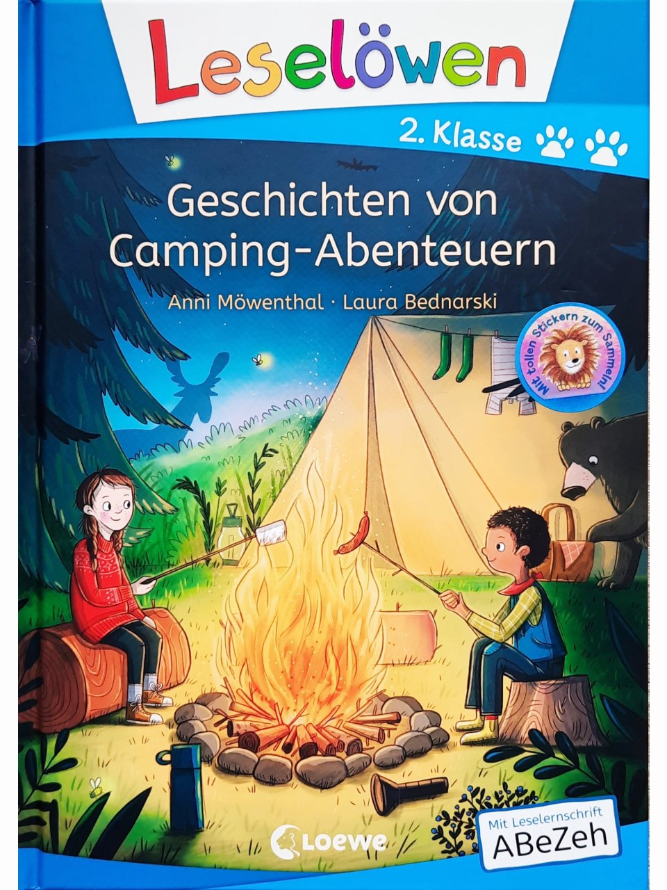 Geschichten von Camping-Abenteuern - Leselöwen 2. Klasse