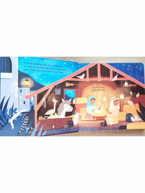 Mein leuchtendes Bilderbuch: Die Weihnachtsgeschichte