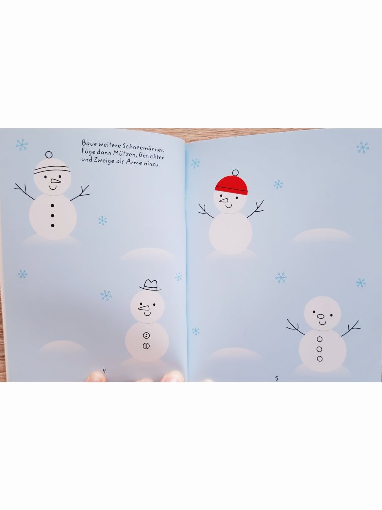 Usborne Minis - Sticker-Kreativbuch: Weihnachten