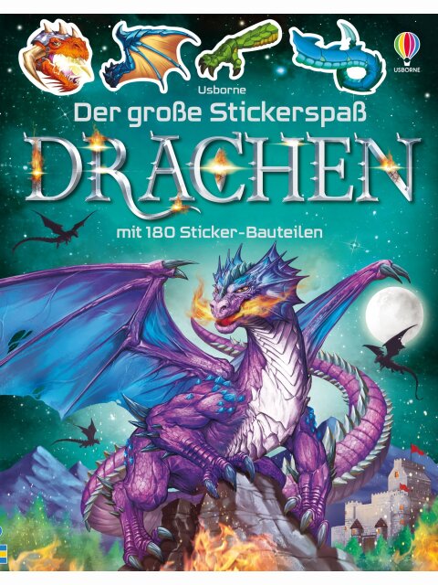 Der große Stickerspaß: Drachen
