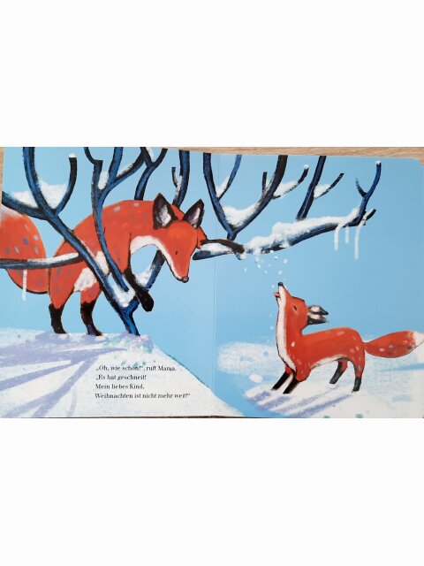 Freu dich aufs Christkind, kleiner Fuchs