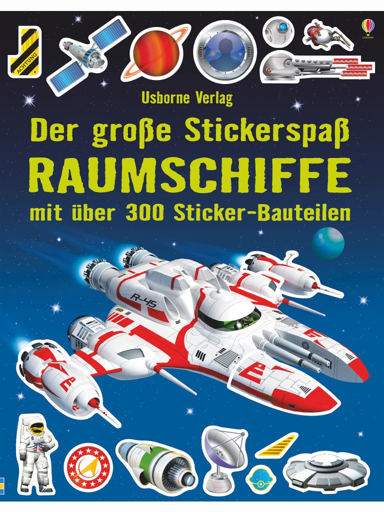 Der gro&szlig;e Stickerspa&szlig;: Raumschiffe