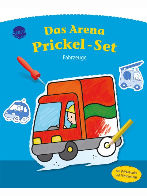 Das Arena Prickel-Set: Fahrzeuge