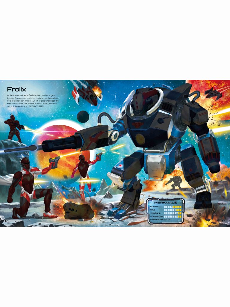 Der große Stickerspaß: Space Warriors