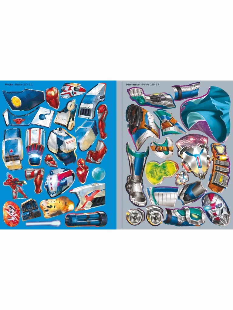 Der große Stickerspaß: Space Warriors