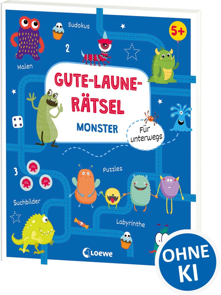 Gute-Laune-Rätsel für unterwegs – Monster