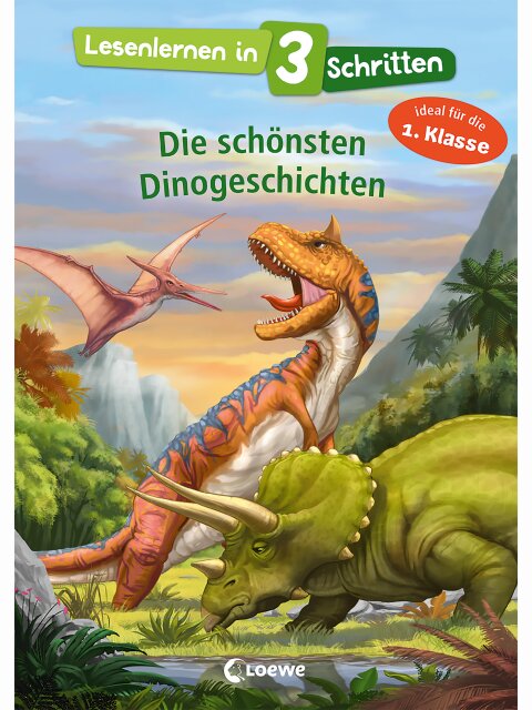 Lesenlernen in 3 Schritten – Die schönsten Dinogeschichten