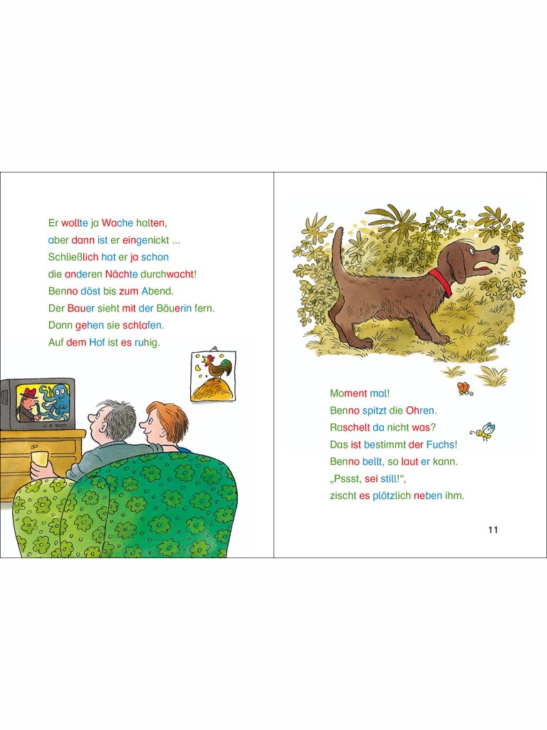 Silbengeschichten zum Lesenlernen – Hundegeschichten