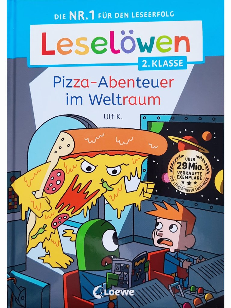 Pizza-Abenteuer im Weltraum – Leselöwen 2. Klasse