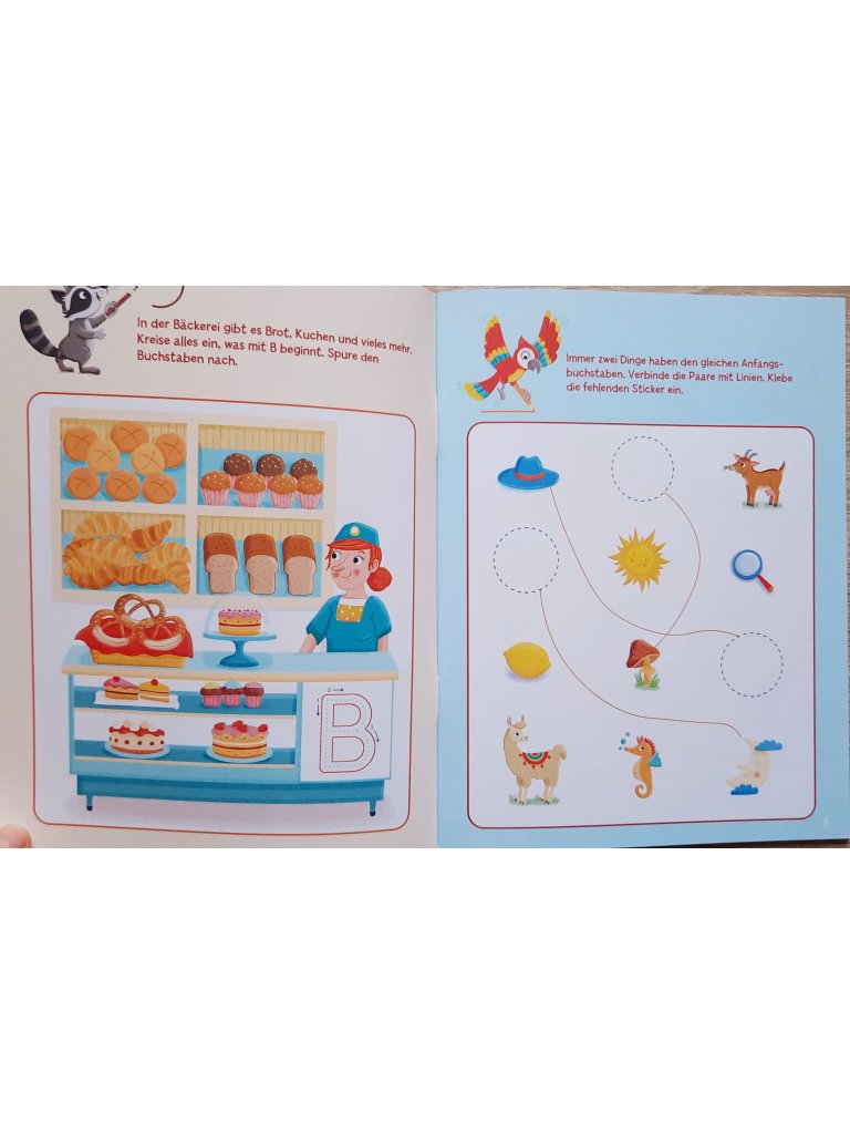 Sticker-R&auml;tsel f&uuml;r Kindergarten-Kids: Erste Buchstaben