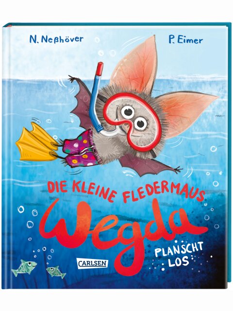 Die kleine Fledermaus Wegda planscht los