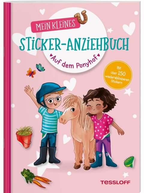 Mein kleines Sticker-Anziehbuch: Auf dem Ponyhof