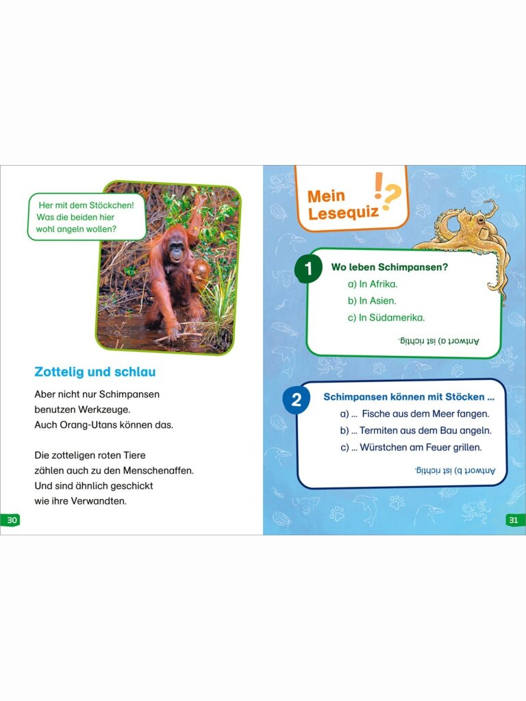 WAS IST WAS Erstes Lesen easy: Echt schlaue Tiere