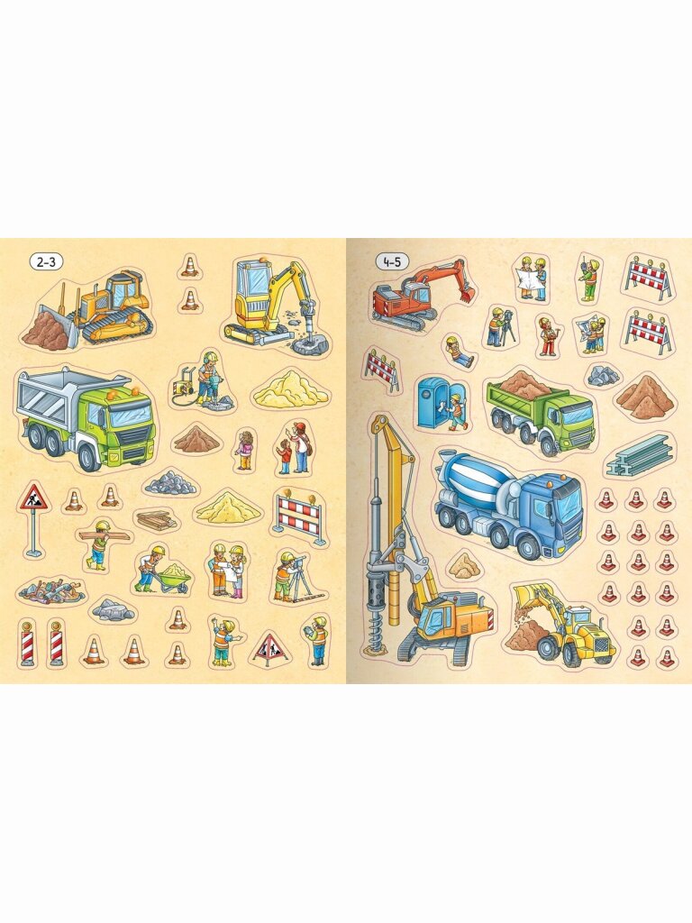 Meine große bunte Stickerwelt – Baustelle